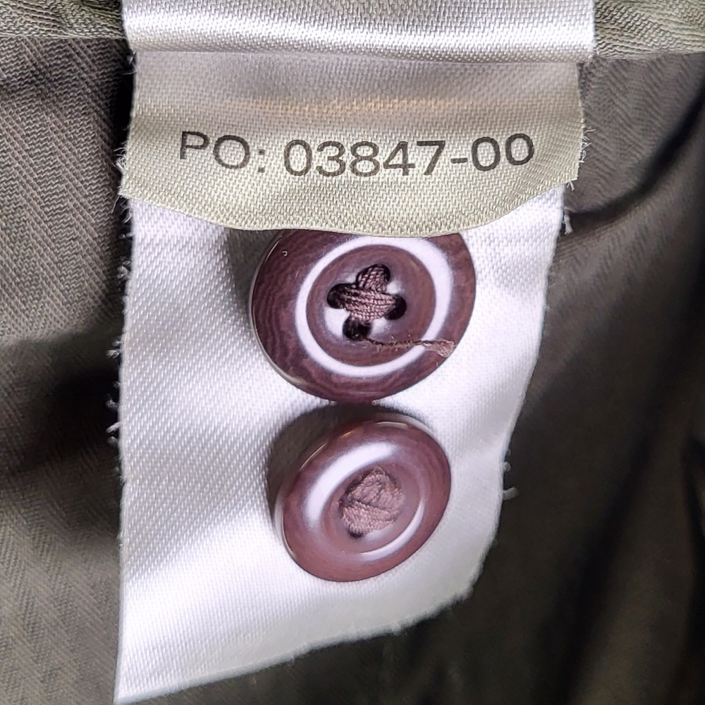 Outerknown Organic Cotton Khakis in "Olive Night" Green size 36x32 - Picture 5 of 5